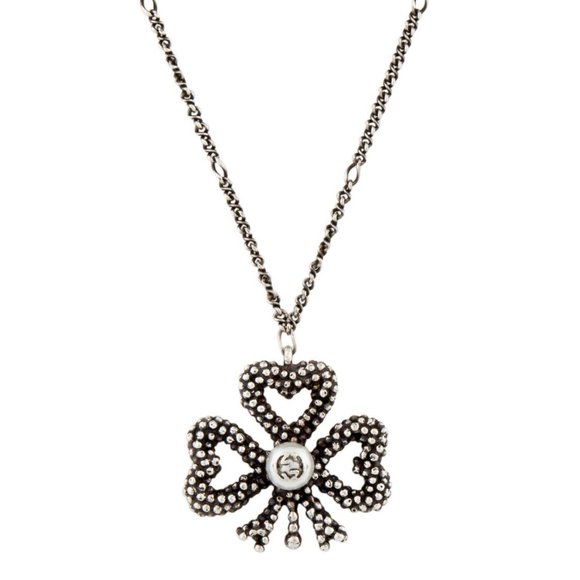 Gucci authentic clover necklace